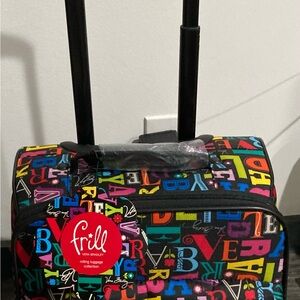 New Frill Vera Bradley 20” rolling luggage